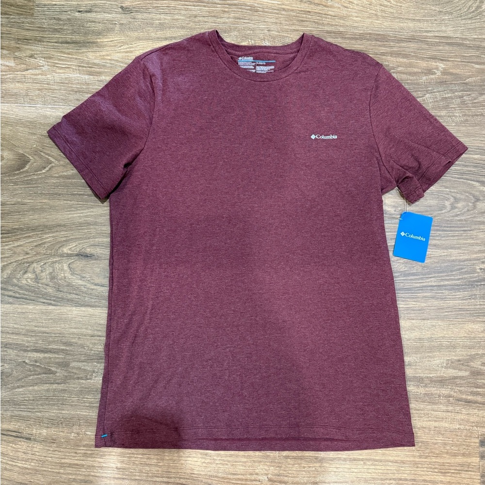 Columbia Maroon Short Sleeve Tee